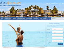 Tablet Screenshot of keysgetaways.com